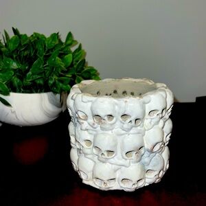 Skelton candle holder!